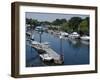 The Boat Marina on the Thames at Teddington, Near Richmond, Surrey, England, Uk-null-Framed Photographic Print