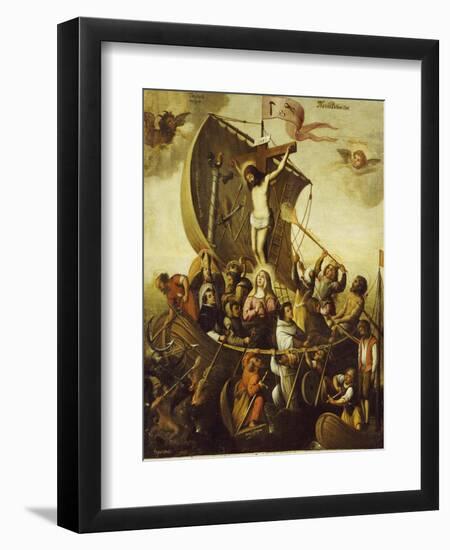 The Boat of Christian Patience-Alejandro De Loarte-Framed Giclee Print