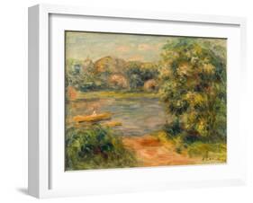 The Boat on the Lake, 1901-Pierre-Auguste Renoir-Framed Giclee Print