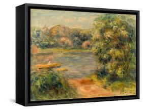 The Boat on the Lake, 1901-Pierre-Auguste Renoir-Framed Stretched Canvas
