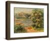 The Boat on the Lake, 1901-Pierre-Auguste Renoir-Framed Premium Giclee Print