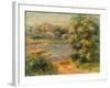 The Boat on the Lake, 1901-Pierre-Auguste Renoir-Framed Giclee Print