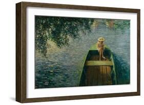 The Boat on the Marne. En Barque sur la Marne. 1905-Henri Lebasque-Framed Giclee Print