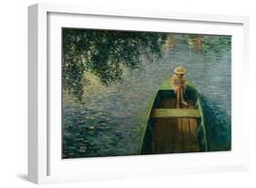 The Boat on the Marne. En Barque sur la Marne. 1905-Henri Lebasque-Framed Giclee Print