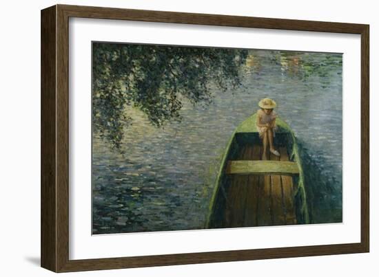 The Boat on the Marne; En Barque Sur La Marne-Henri Lebasque-Framed Giclee Print