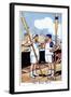 The Boat Race, 1936-René Bull-Framed Giclee Print