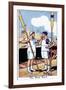 The Boat Race, 1936-René Bull-Framed Giclee Print