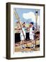 The Boat Race, 1936-René Bull-Framed Premium Giclee Print