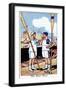 The Boat Race, 1936-René Bull-Framed Premium Giclee Print
