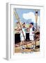 The Boat Race, 1936-René Bull-Framed Premium Giclee Print