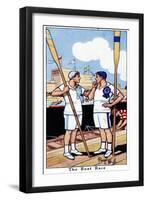 The Boat Race, 1936-René Bull-Framed Giclee Print