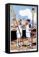 The Boat Race, 1936-René Bull-Framed Stretched Canvas