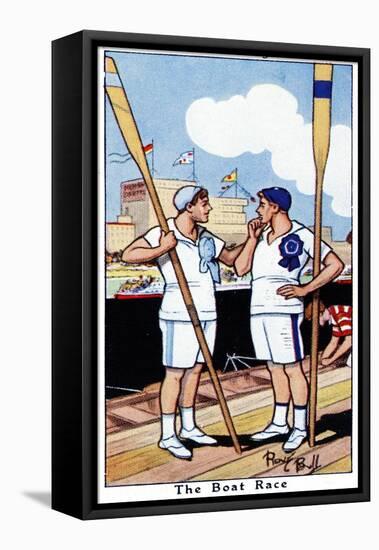The Boat Race, 1936-René Bull-Framed Stretched Canvas
