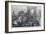 The Boat Race as Viewed from Hammersmith Bridge-M.w. Ridley-Framed Art Print