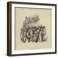 The Boat-Race in the Borough-null-Framed Giclee Print