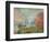 The Boat Studio on the Seine, 1875-Claude Monet-Framed Premium Giclee Print