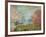 The Boat Studio on the Seine, 1875-Claude Monet-Framed Giclee Print