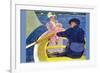 The Boat Travel-Mary Cassatt-Framed Premium Giclee Print