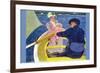 The Boat Travel-Mary Cassatt-Framed Premium Giclee Print