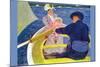 The Boat Travel-Mary Cassatt-Mounted Art Print