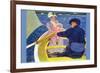 The Boat Travel-Mary Cassatt-Framed Art Print