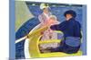 The Boat Travel-Mary Cassatt-Mounted Art Print