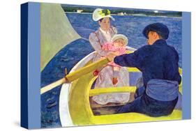 The Boat Travel-Mary Cassatt-Stretched Canvas
