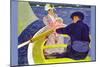 The Boat Travel-Mary Cassatt-Mounted Art Print