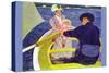 The Boat Travel-Mary Cassatt-Stretched Canvas