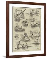 The Boating Fever-null-Framed Giclee Print