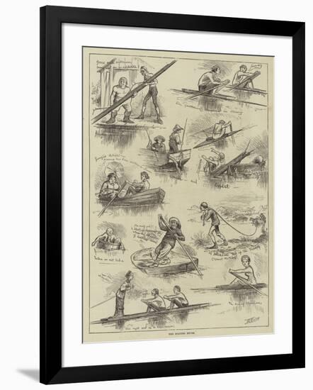 The Boating Fever-null-Framed Giclee Print