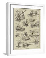 The Boating Fever-null-Framed Giclee Print