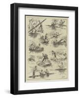 The Boating Fever-null-Framed Giclee Print