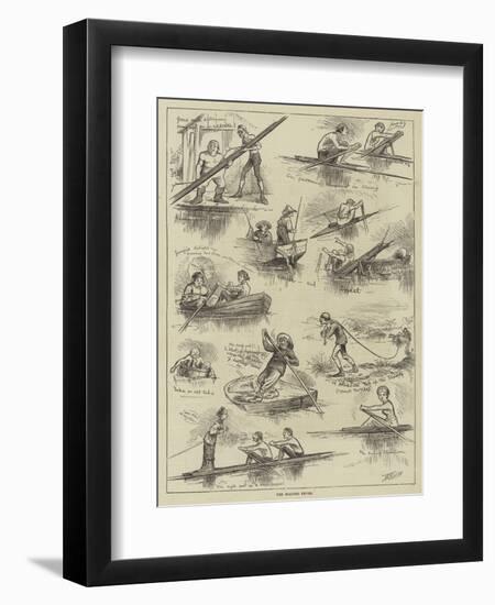 The Boating Fever-null-Framed Giclee Print