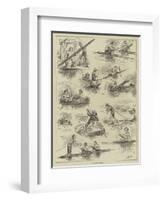 The Boating Fever-null-Framed Giclee Print