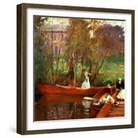 The Boating Party, 1889-John Singer Sargent-Framed Giclee Print