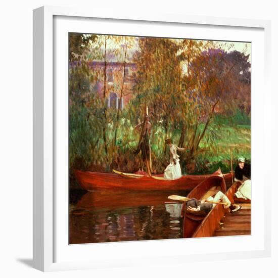 The Boating Party, 1889-John Singer Sargent-Framed Giclee Print