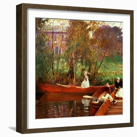 The Boating Party, 1889-John Singer Sargent-Framed Giclee Print