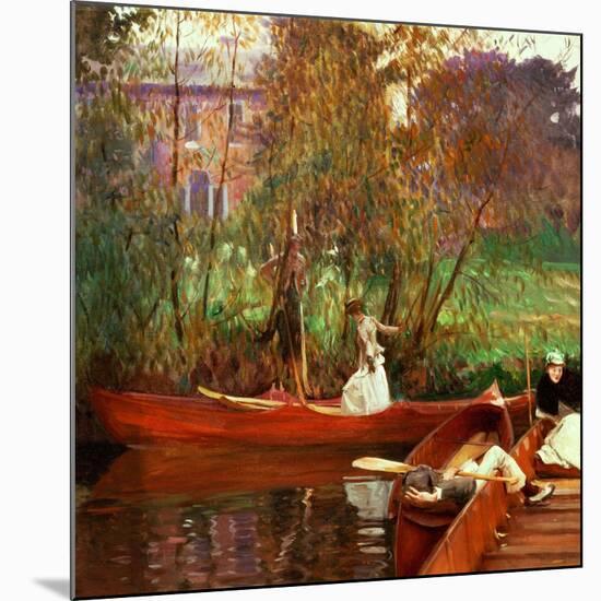 The Boating Party, 1889-John Singer Sargent-Mounted Giclee Print