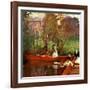 The Boating Party, 1889-John Singer Sargent-Framed Giclee Print