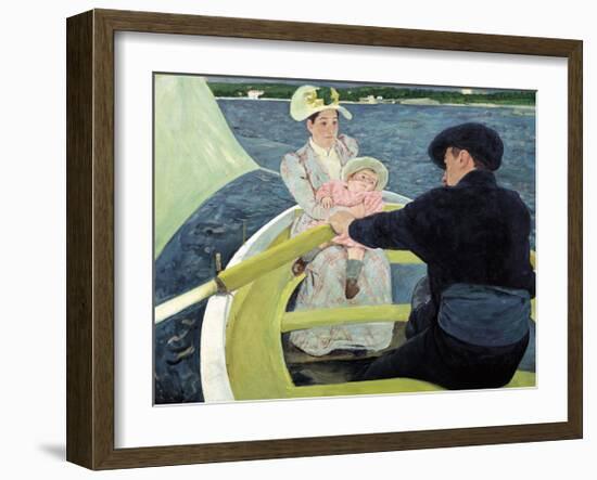 The Boating Party, 1893-1894-Mary Stevenson Cassatt-Framed Premium Giclee Print