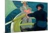 The Boating Party. Date/Period: 1893 - 1894. Painting. Oil on canvas. Height: 900 mm (35.43 in);...-Mary Cassatt-Mounted Poster