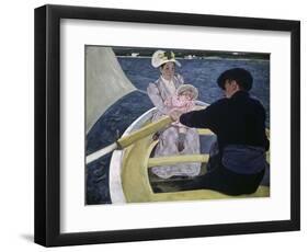 The Boating Party-Mary Cassatt-Framed Giclee Print