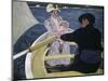 The Boating Party-Mary Cassatt-Mounted Giclee Print