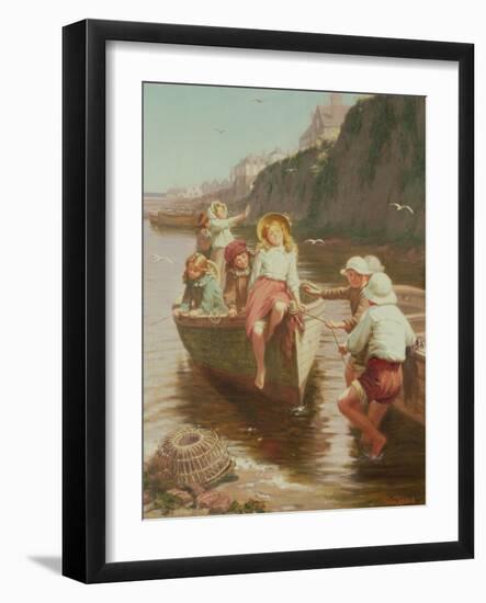 The Boating Party-Edwin Thomas Roberts-Framed Giclee Print