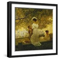 The Boating Trip-Gaston De Latouche-Framed Giclee Print