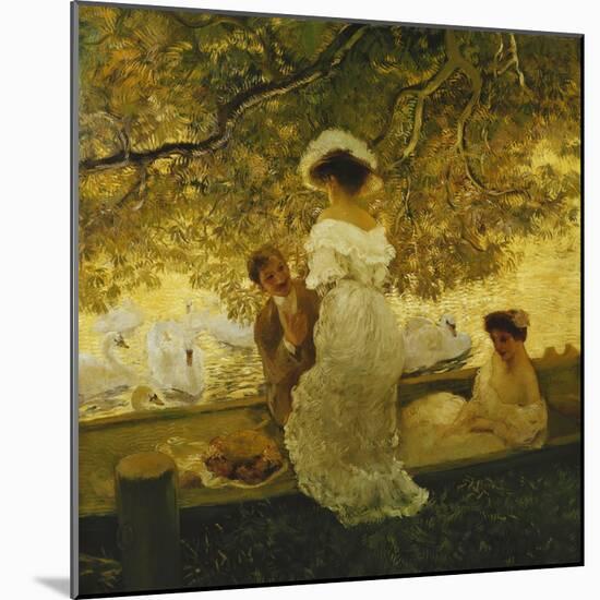 The Boating Trip-Gaston De Latouche-Mounted Giclee Print