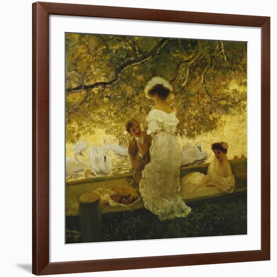 The Boating Trip-Gaston De Latouche-Framed Giclee Print