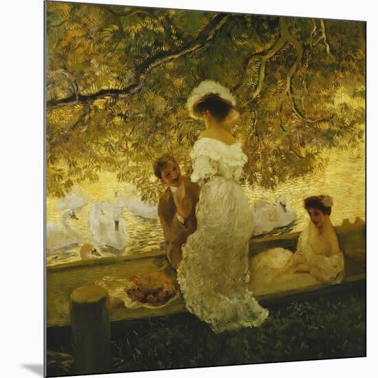 The Boating Trip-Gaston De Latouche-Mounted Giclee Print