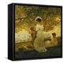 The Boating Trip-Gaston De Latouche-Framed Stretched Canvas
